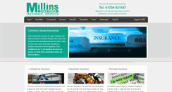 Desktop Screenshot of millins.co.uk